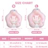 Cotryvox Baby Pool Float with Canopy,Toddler Float for 6-12 Month,Pink