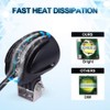X-STYLE Motorcycle LED Fog Light, Yellow, 10W LED Work Light,