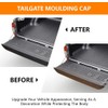 G-PLUS Tailgate Cap Pad Flexible Flex Step Molding Trim w/Release