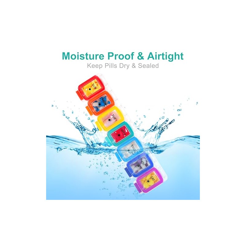 Fullicon Fullicon Moisture Proof 7 Day Pill Box Organiser -