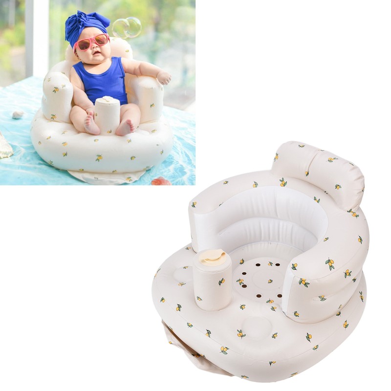 Multifunctional Baby PVC Inflatable Spine Protection Bathroom Sofa Learning Eating