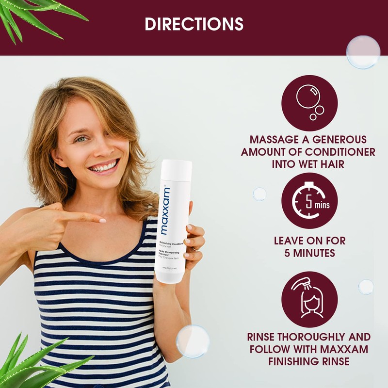 HAIR CLUB Daily Moisturizing Conditioner for Dry Damaged Hair, 8