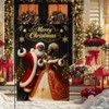 Christmas Couple Garden Flag 12x18 Inch Burlap Double-Sided