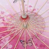 Women Handmade Umbrella Windproof Chinese Classical Dance Umbrella(Pink)