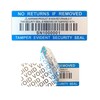 Barcode Security Labels Dumb Silver PET Warranty Void Sticker with