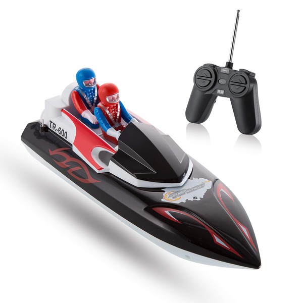 Top Race Remote Control RC Boat Radio Controlled Water Toy Submarine Racing Boats for Kids Children Adult Boys for Pools Lakes Outdoor Birthday
