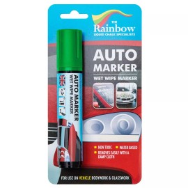 Autowriter Car Paint Marker Pens Auto Writer Green - Wide Tip - Windows, Glass, Tire, Metal