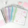 Mairearn A6 Sealing Book, Clear Binder, 6 Holes, 1 and