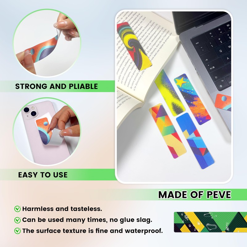 48pcs Calm Strips，Sensory Stickers，Anxiety Relief Items，fidgets，Sensory Strips，Classroom Sensory Must Haves，Tactile