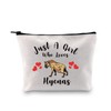 PYOUL Hyena Gift Who Loves Hyenas Makeup Bag Hyena Lover