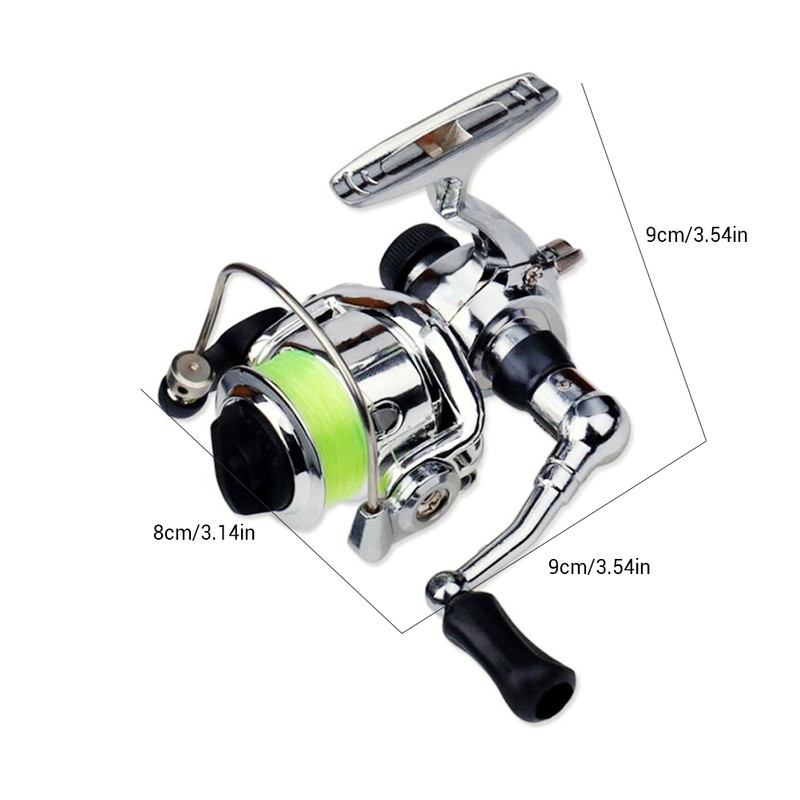 Pocket Aluminum Alloy Fishing Tackle Small Spinning Reel