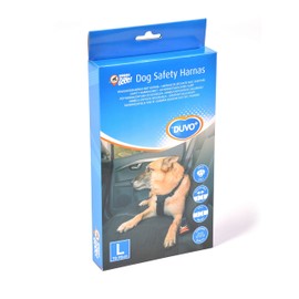 Duvo+ 121005 Dog Safety Harness with Seat Belt for Car