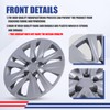 Winjet 16" Hubcaps for 2020-2025 Nissan Sentra Wheel Rim Covers,