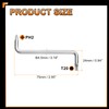 sourcing map 2pcs Offset Screwdriver PH2/T20 Phillips Torx Head Right