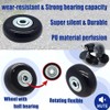 45mm 4PCS Luggage Suitcase Replacement Wheels and Hacksaw for Trolley
