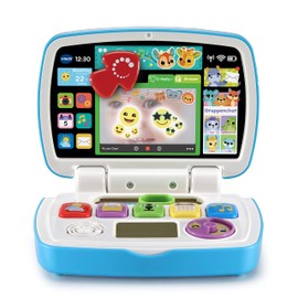 VTech Animal Friends Laptop - Baby Learning Computer with Learning Content on Weather, Emotion, Role Play, Music and More - For Children Aged 1-3 Years