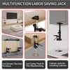 2 Pack Cabinet Jacks, 3rd Hand Support System with 360