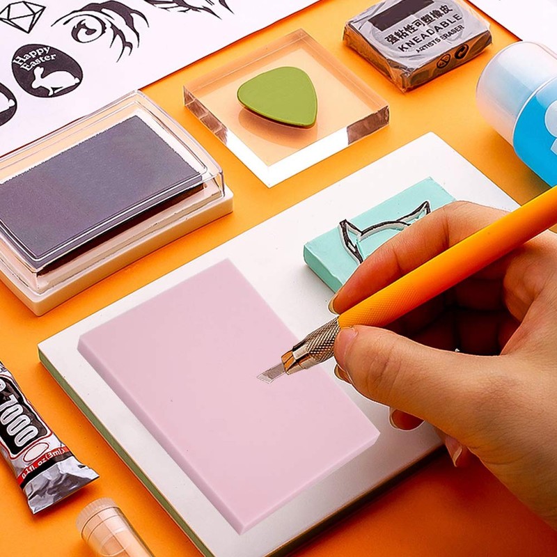 Redness Soft Rubber Stamp Rubber Plate for DIY Craft Project,