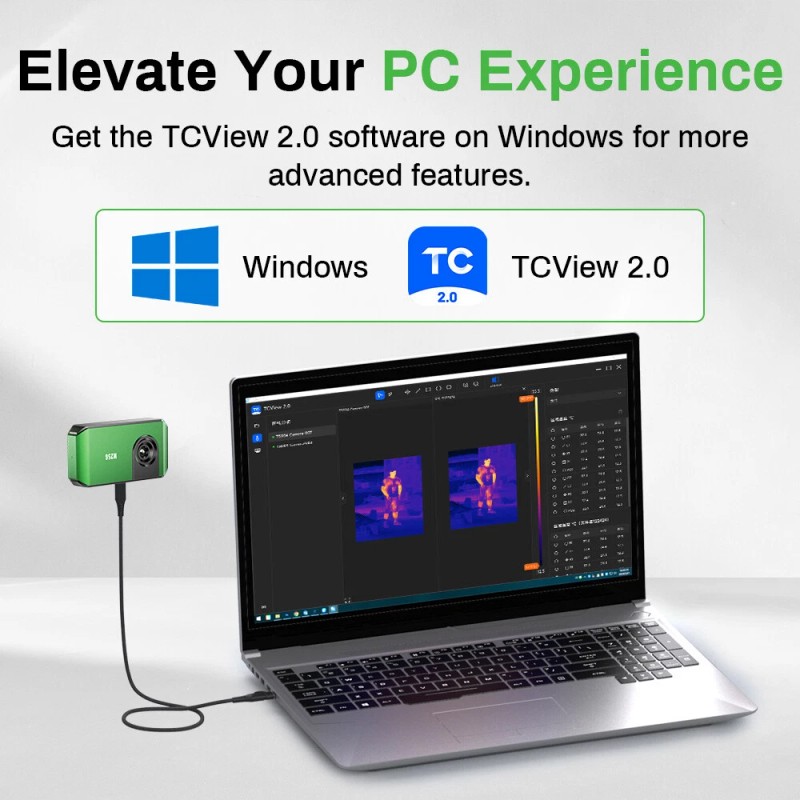 AMPBANK M256 Thermal Imaging Camera for Android Smartphones USB-C