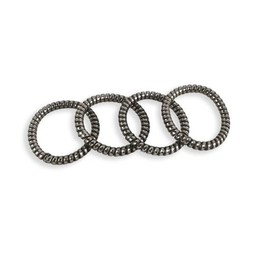 Long Hair Point Hair Accessory Spring Hair Tie Gray (WFJ0PJB) / 긴머리 포인트 헤어액세서리 스프링머리끈 회색 (WFJ0PJB)