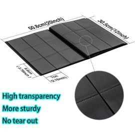 9 Pocket Trading Card Album for Poke Mon, Scrapbook for Poke Mon, Scrapbook Trading Cards Album Trading Folder Cards with 360 Card Capacity (Black)