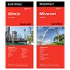 Rand McNally State Maps: Illinois and Missouri (2 Maps)
