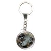 Deluxebase Magnidome Keychains - Crocodile from Crystal Glass Key Ring