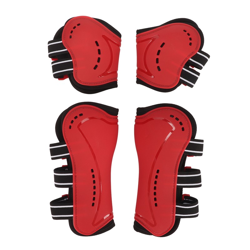Horse Front Hind Leg Boots Breathable Impact Resistant Open Front