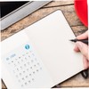 LALAFINA Desk Calendar Memo Pad 12 Sheets of 2024 Calendar