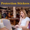 10Pcs Protection Cell Phone Stickers 99% Effective Protector Cell &