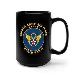 MIP Black Mug 15oz - AAC - 8th Air Force - WWII - USAAF x 300