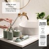 Clara Clark Sage Green Bathroom Set - Bathroom Accessories Set,