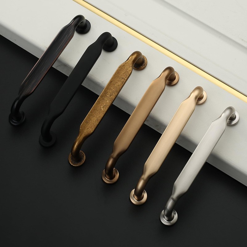 Asidrama 10 Pack 3 Inch(76mm) Matte Black Kitchen Cabinet Handles,
