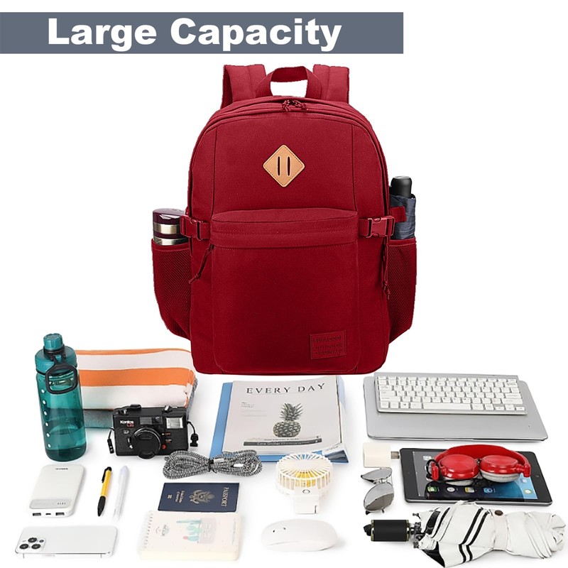 SUPACOOL Casual Backpack for Men and Women, School Backpack for
