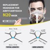 Hecatelly Replacement Headgear Kit for N20 Headgear with Magnetic Clips