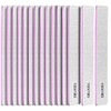 FANDAMEI Double Sided Nail Files, 15pcs Nail Styling Tools -