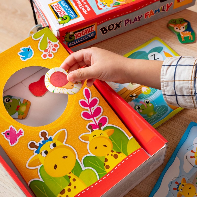 Liscianigiochi 92727 Montessori Baby Box Puppies, Not Applicable