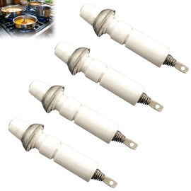 Upgraded 00189324 Top Burner Igniter Spark Ignitor, 189324 Fit for Bosch Thermador Oven Stove Cooktop Gas Range, Replace 189719 189889 413966 488832 189733 Burner Spark ignitor Electrode, 4 Pack