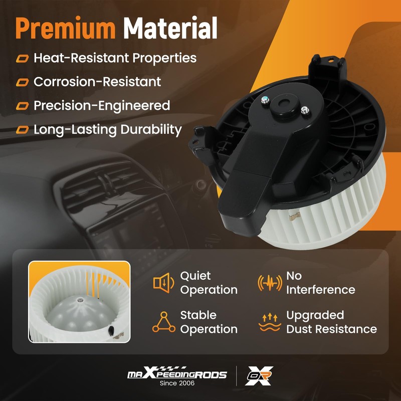 700308 AC Blower Motor for Jeep Wrangler 2014-2018, for Ram