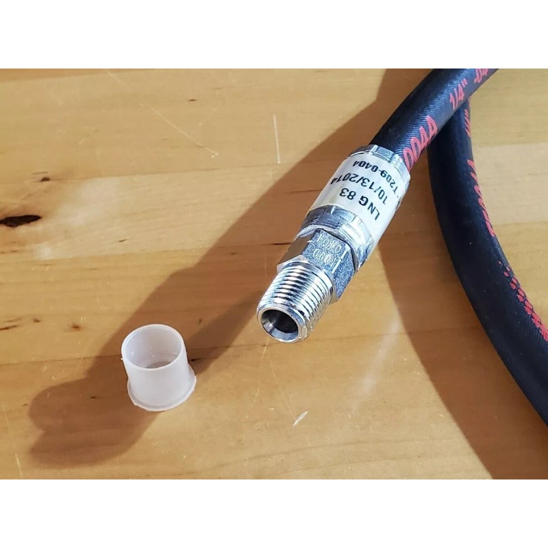 Terramite T5B T5C Hydraulic Hose 1/4" x 83" Long #