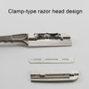 Men's Straight Edge Razor Zinc Alloy Wooden Handle Razor for