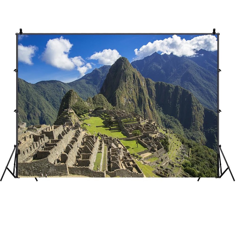 SADFA Machu Picchu Backdrop 7x5ft The Valley of The Incas
