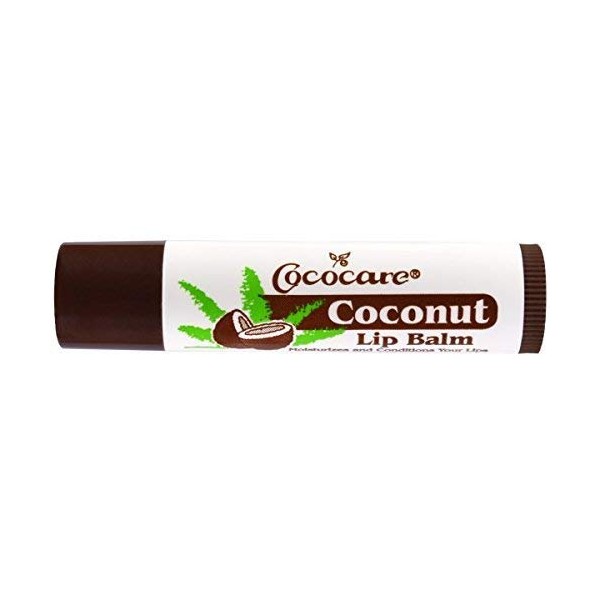 Cocacare Coconut Lip Balm With Natural Coconut Oil - 0.15 Oz (pack of 3)