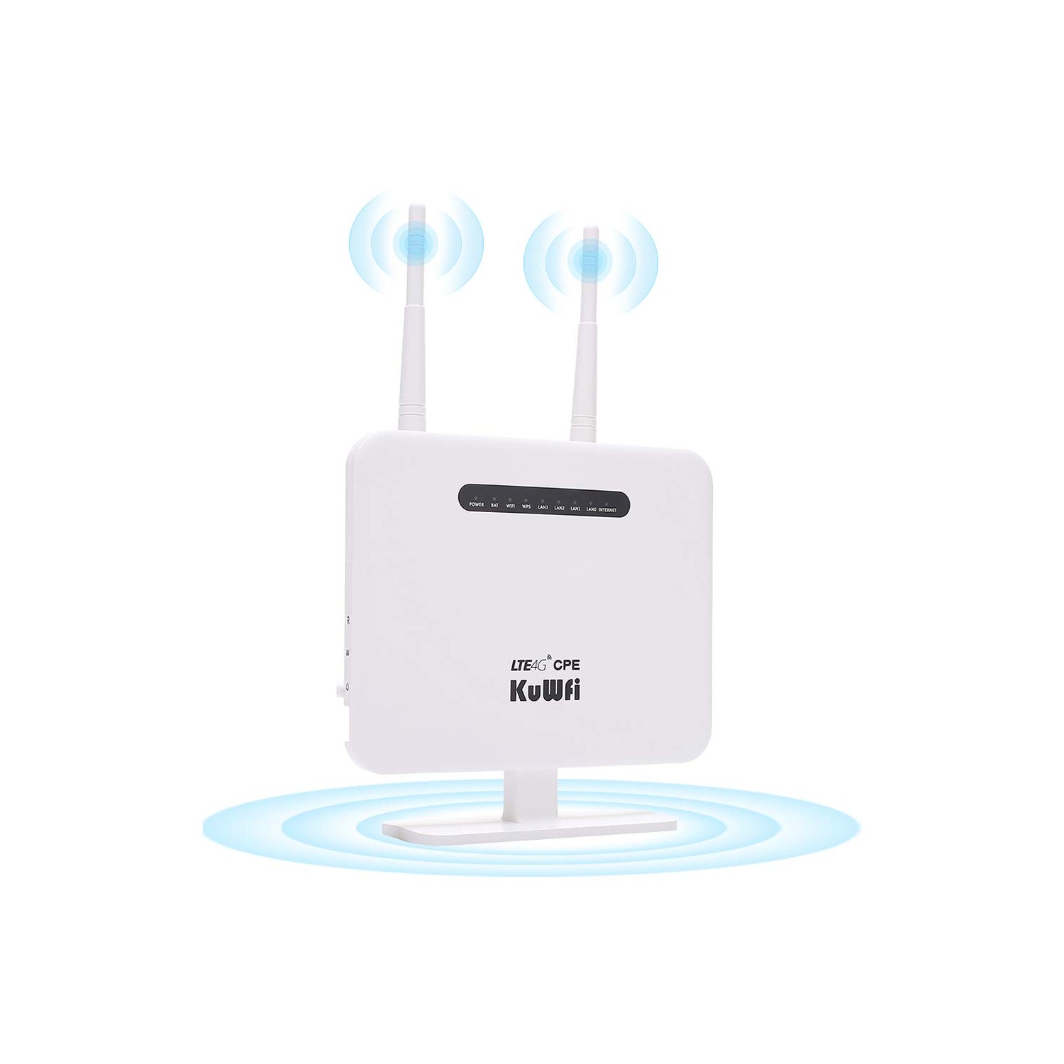 KuWFi 4G Router, 300Mbps Unlocked LTE SIM Card Router CPE Wireless ...