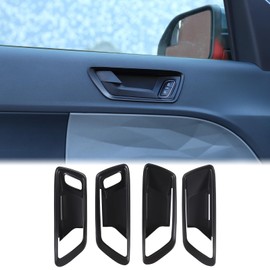 Aunginsy Car Inner Door Handle Bowl Cover Trim Compatible with Ford Maverick 2022 2023 Car Front Rear Side Door Handle Bowl Frame Panel Trim Covers Decoration Stickers Protector Interior Accessories