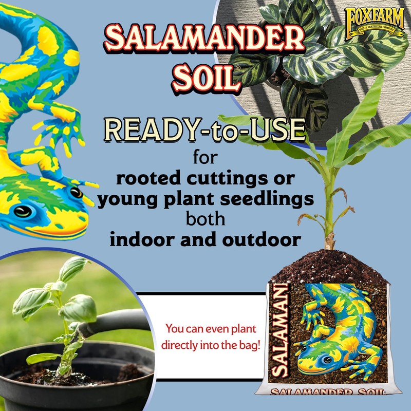 FoxFarm Salamander Soil Potting Mix, 1.5cu ft - Watering Holding