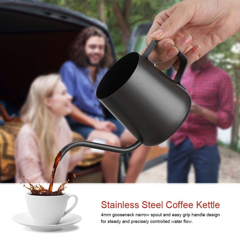350 ml Stainless Steel Gooseneck Pour Over Drip Coffee Maker