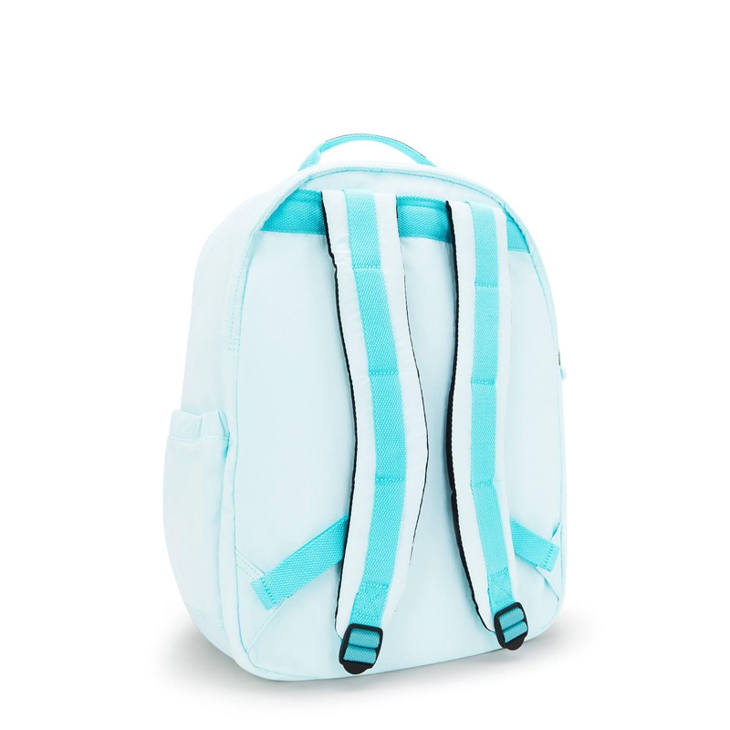 Kipling Seoul Extra Large Metallic 17" Laptop Backpack Blue Sky