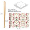 RUSPEPA Christmas Wrapping Paper Roll for Boys Girls, Mini Roll,