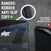 Rangos Knee Support Brace Pair, Compression Knee Sleeves for Weightlifting,